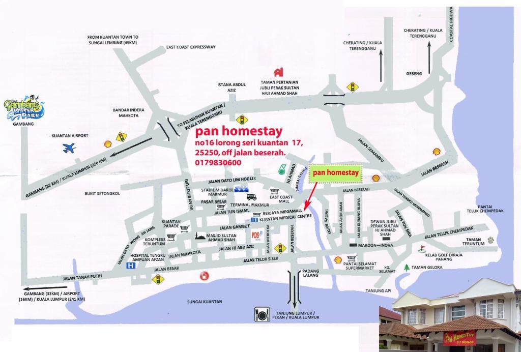Pan Homestay Kuantan Eksteriør billede